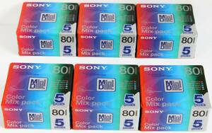 【未開封品】SONY Color Mix pack 80 5枚パック×6個 計30枚