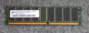 マイクロ製メモリーPC-3200U /DDR400/256MB/CL3