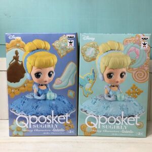 ◆新品未開封◆ Q posket SUGIRLY Disney Characters Cinderella figure set ディズニー シンデレラ フィギュア セット Qposket