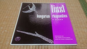 LP:岩城宏之/ウィーン国立歌劇場管弦楽団/リスト ハンガリー狂詩曲集
