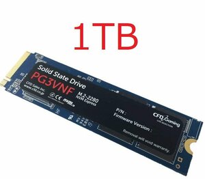 CFD SSD 1TB (読取り最大 5,000MB/秒) PS5対応 M.2 2280 (NVMe) 接続 PCIe Gen4x4 CSSD-M2B1TPG3VNF 2023/2~5年保証付