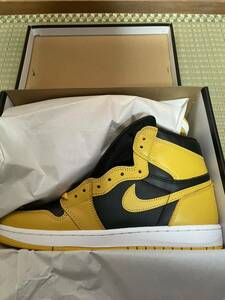 1円スタート　1スタ　Nike Air Jordan 1 High OG Pollen ナイキ エアジョーダン1 ハイ OG パラン　黄色　RETRO イエロー