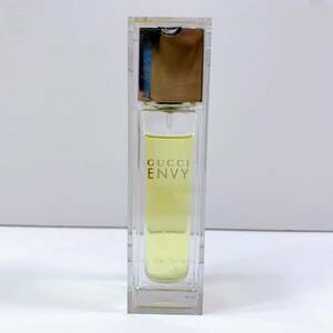 173【中古】GUCCI ENVY EAU DE TOILETTE グッチ エンヴィ オードトワレ 30ml レディース フレグランス 香水 ケース付き 現状品