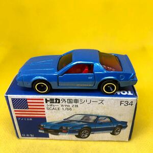 トミカ　日本製　青箱　F34 シボレー　カマロ　Z28 当時物　絶版