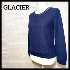 古着 GLACIER グラシア 長袖 カットソー レディース レース トップス