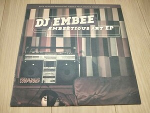 美品 DJ EMBEE / EMBEETIOUS ART EP instrumental JAZZY BEATS LOOPTROOP promos 参加 アングラ オリジナル盤 即決