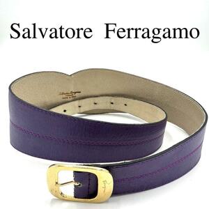 Salvatore Ferragamo フェラガモ ベルト ロゴバックル