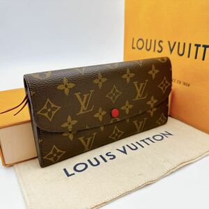 2768【極美品】LOUIS VUITTON ルイヴィトン モノグラム ポルトフォイユ エミリー 二つ折り財布 長財布 ウォレット M60136/CA1163