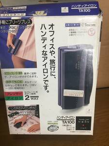 【AG】新品！800円スタート！テスコム 　ハンディアイロン 　プレッサー　TA100　