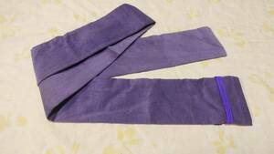③新品！良品！日本製 コーデュロイ 厚手 竿袋 ロッド収納 インナーケース 紫色 紐紫色