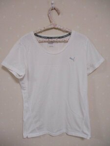 ●　PUMA 　プーマ　● 　半袖Tシャツ　■　 M　白（30908）