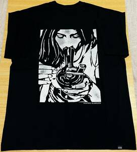 ★ HYSTERIC GLAMOUR ヒステリックグラマー メンズ パイプ ガール バックプリント Ｔシャツ Lサイズ ブラック ★ 新品・タグ付き・未使用