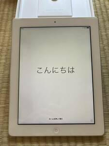 iPad 第4世代Wi-Fiモデル ホワイト16GB
