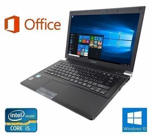 【サポート付き】快速 美品 TOSHIBA R741 東芝 Windows10 PC サクサク 大容量 新品SSD:480GB Office 2016 新品メモリー:8GB