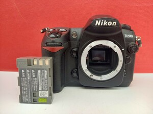 ■ Nikon D200 ボディ 動作確認済 シャッターOK デジタル一眼レフカメラ バッテリー ニコン