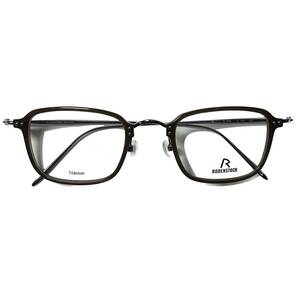 Rodenstock メガネ 正規新品 チタン素材 ドイツブランド ローデンストック 純正ケース付き / 度付き可能 