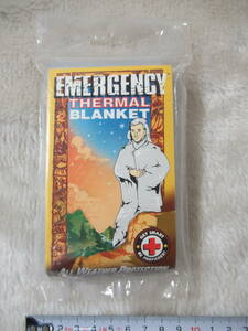 エマージェンシーブランケット☆EMERGENCY THERMAL BLANKET☆MADE IN USA☆未使用品