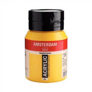 AMSTERDAM　アムステルダム　アクリリックカラー500ml　アゾイエローミディアム269 483291