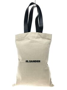 JIL SANDER◆トートバッグ/shopper bag/キャンバス/BEG