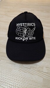 ヒステリックグラマー　HYSTERIC GLAMOUR　キャップ　帽子　メッシュキャップ　黒 ブラック　送料無料　2