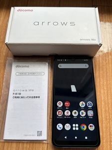 arrows We F-51B　使用２か月　新品同様　ネイビー　simロック解除済