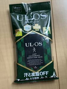 ★未開封★UL・OS(ウル・オス)★大人のシート(ふきとり用化粧水)★大人の男のフェイス＆ボディシート★