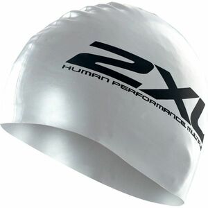 2XU 　 シリコン　キャップ シルバー　　水泳帽