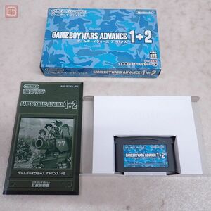 動作保証品 GBA ゲームボーイアドバンス ゲームボーイウォーズアドバンス 1+2 GAMEBOYWARS ADVANCE 任天堂 Nintendo 箱説付【10