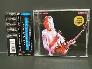 ♪帯付 CD　ジャスト・ライク・ディス／ミック・ロンソン/Mick Ronson 　２枚組♪