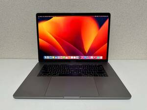 2105-3 １円スタート MacBook Pro 2017 15-inch A1707 CPU-i7 2.8GHz USキーボード スペースグレイ