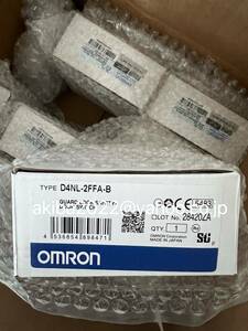 新品★OMRON 　オムロン 　D4NL-2FFA-B 　小形電磁ロック セーフティドアスイッチ【6ヶ月保証付き】