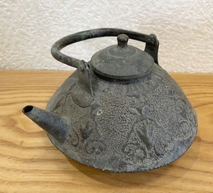 銅製　水差し　煎茶道具　茶道具　茶器　時代物金属工芸　古民具　古道具　アンティークレトロ