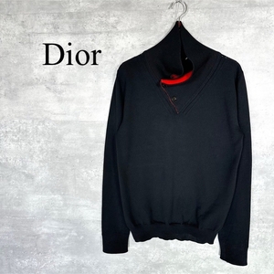 『Dior』 ディオール (M) ハイネック ニットセーター