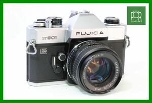 【同梱歓迎】実用■富士フイルム FUJIFILM FUJICA ST801 ボディ＋SMC TAKUMAR 55mm F1.8■シャッター全速完動・露出計完動■10182