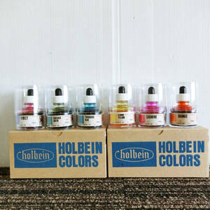 ●未使用？ 6色セット！ホルベイン ドローイングインク HOLBEIN COLORS 元箱付き