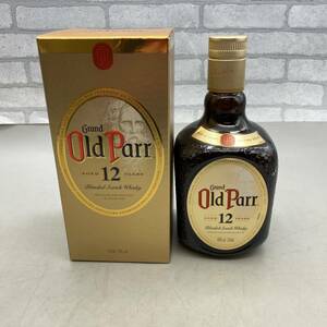 【酒P-1】 Old Parr 12年 オールドパー スコッチウイスキー 箱 洋酒 750ml 40％ 未開栓