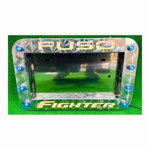 FUCR-1 ナンバー枠 デコトラ LED 字光式ナンバープレート パイロットランプ ナンバープレート 車用 カッコイイ アートトラック