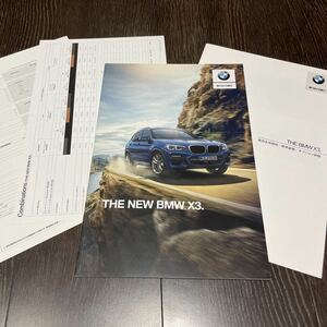 【即決】BMW X3 (G01) 2017年9月 カタログ & 価格表 (2019年1月) オプション装備表 / M / アルピナ Alpina