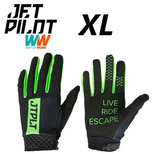 ジェットパイロット グローブ JETPILOT RXスーパーライトグローブ JA19305 BLACK/GREEN XL ジェットスキー MTB バイク 自転車 送料無料