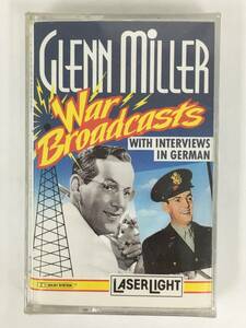 ■□R682 未開封 GLENN MILLER グレン・ミラー WAR BRORDCASTS WITH INTERVIEWS IN GERMAN カセットテープ□■