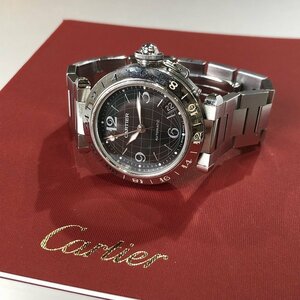 美品 Cartier カルティエ パシャC メリディアン 自動巻き腕時計 2377 M31079M7 黒文字盤 36mm メンズ 福井県質屋の質セブン