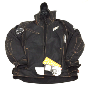 1円 ヒョウドウ サイズ M ST-X BACK-iD D3O 長袖 ジャケット バイクウェア アウター メンズ 黒×白×オレンジ系 タグ付