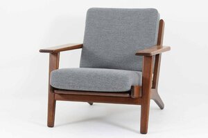 GE290　シングルソファ　スモークドオーク材　Hans J.Wegner(ハンス・J・ウェグナー)　Getama(ゲタマ)　北欧家具ビンテージ　デンマーク製