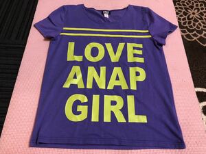 アナップガール　半袖Tシャツ 150センチ トップス　キッズ　ジュニア　女の子　ANAP