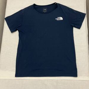 The North Face ノースフェイス アウトドア キッズ kids Tシャツ シャツ ネイビー 紺色 紺 半袖 上 160
