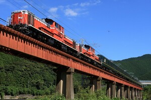 鉄道写真 DD51重連 トワイライトエクスプレス
