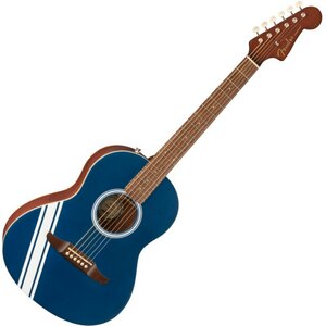 Fender FSR Sonoran Mini, Walnut Fingerboard, Lake Placid Blue w/Competition Stripes ミニアコースティックギター〈フェンダー〉