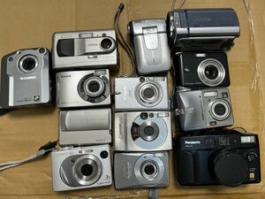 デジタルカメラ デジカメ Canon IXY Panasonic コンパクトデジタルカメラ FUJIFILM LUMIX Kodak SONY大量 13台 セット Y1016