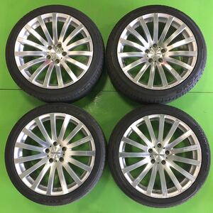 NA416 中古 VENERDI HEREBORRANI ヴィネルディ エレボラーニ ホイール 19×8.5J +38 19×9.5J +38 PCD 114.3 タイヤ 245/40R19 255/40R19