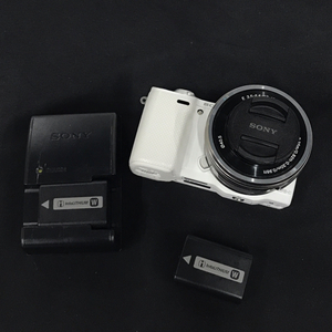 1円 SONY NEX-5R E 3.5-5.6/PZ 16-50 OSS ミラーレス一眼 デジタルカメラ
